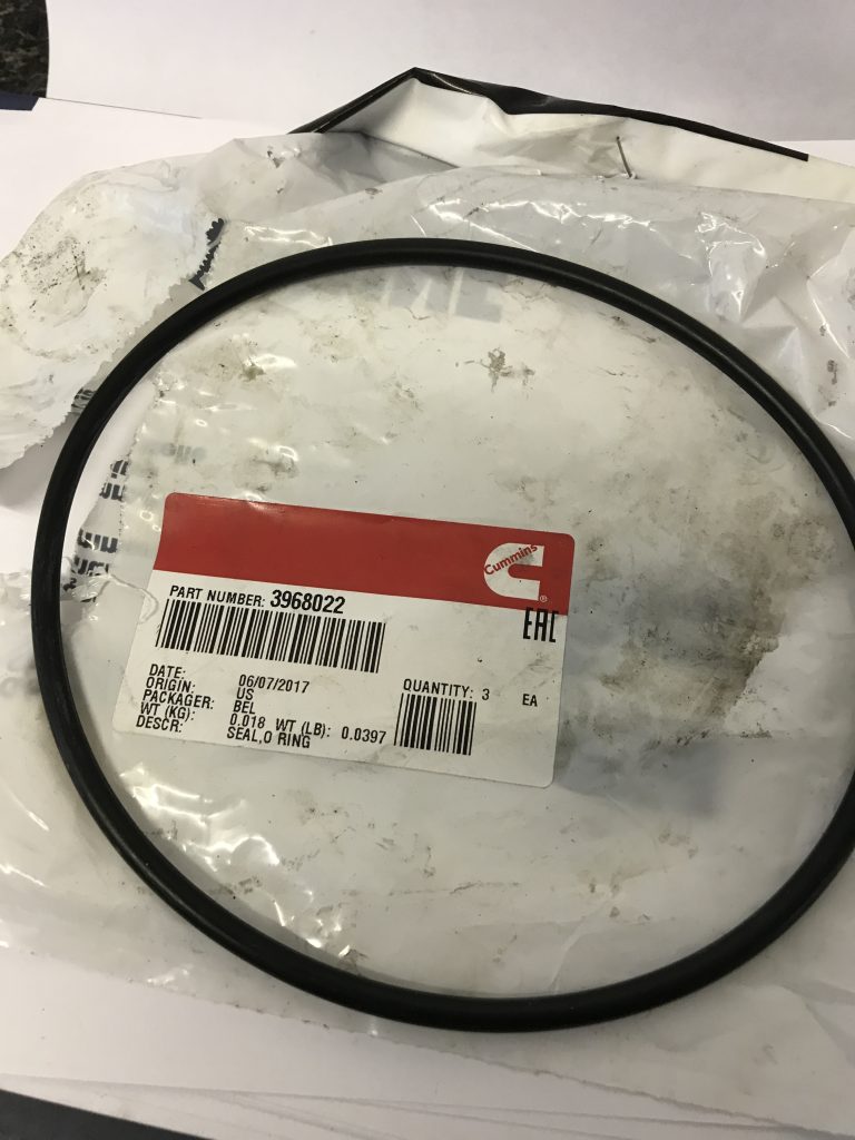 Cummins Heat Exchanger O ring 3968022 - Marine Engineering Services