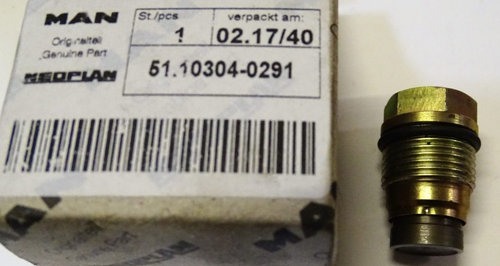 MAN Fuel Rail Valve 51.10304-0291 - Marine Engineering Services