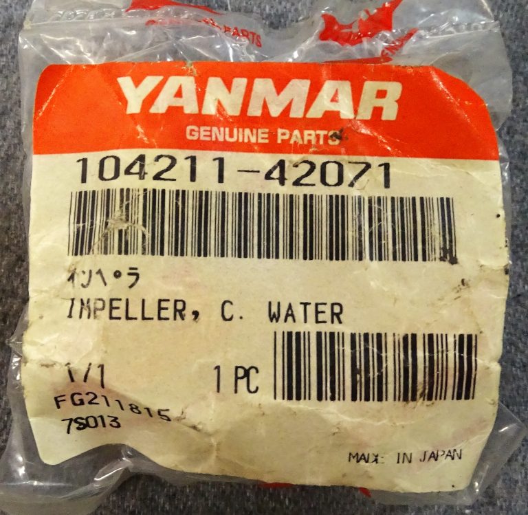 Roue Diesel Marine Yanmar - Remplace 104211-42071, 104211-42070, 104211-42090 - Neuf Sous Garantie